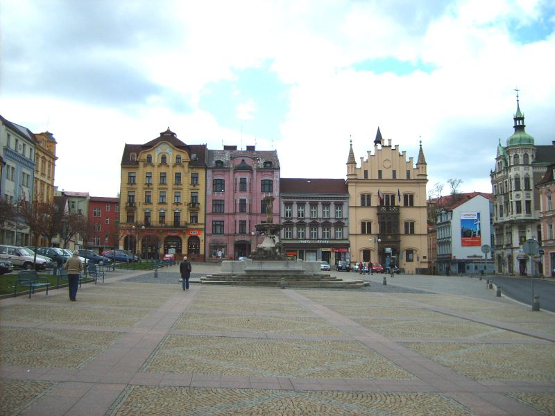 Masarykovo náměstí v Děčíně